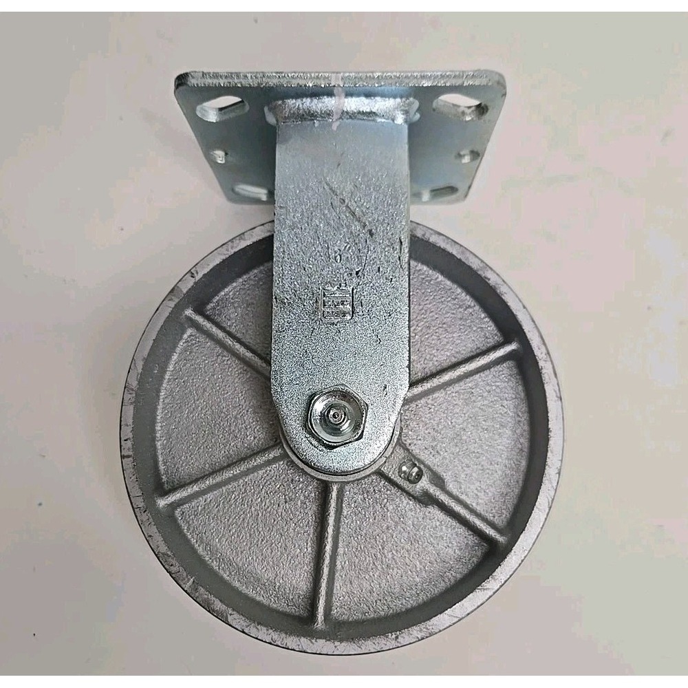 6" x 2" Heavy Duty "Steel‎ Wheel" Caster -  Rigid